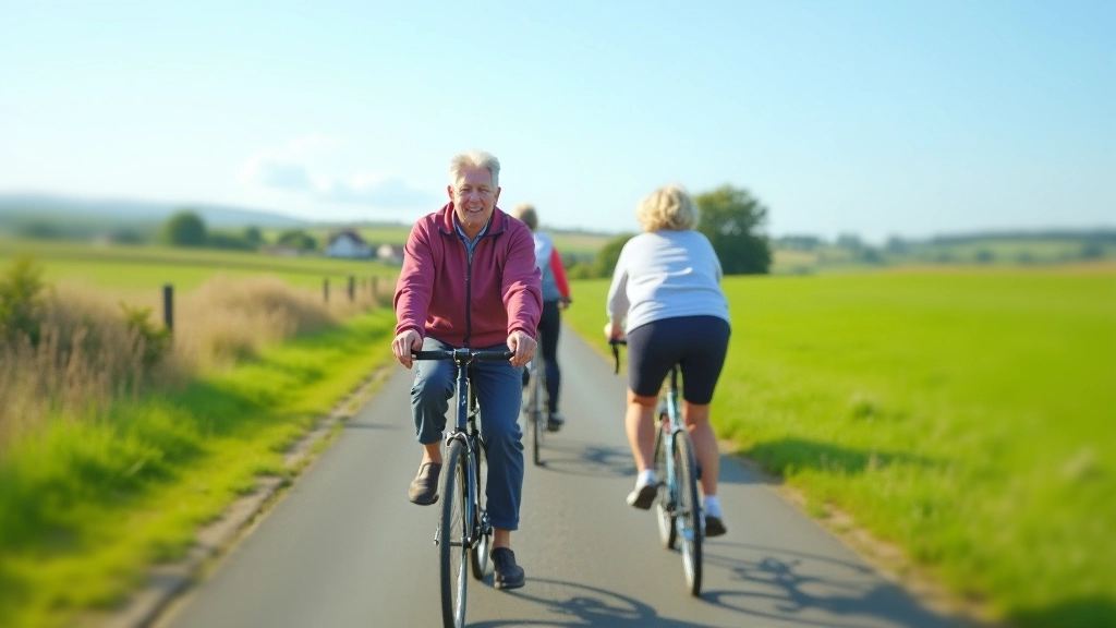 Guided group cycling along the Táin Trail with scenic views